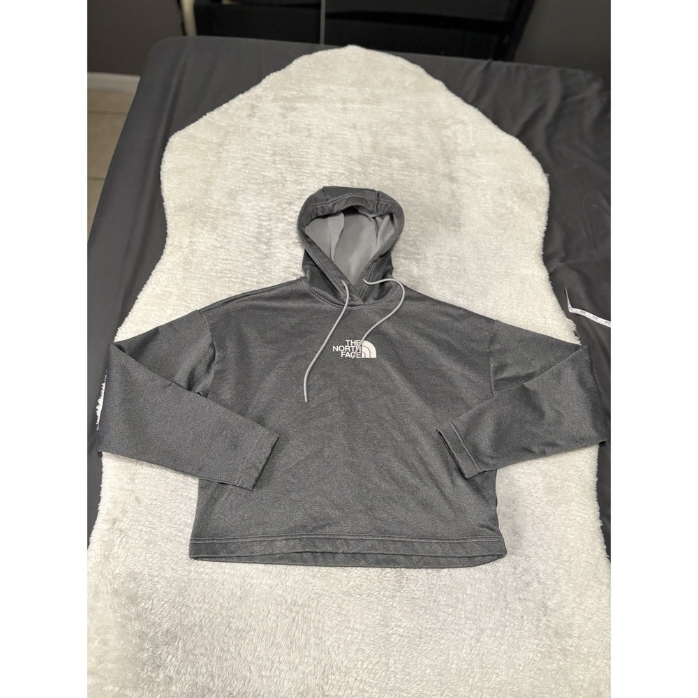 North Face Horizon Performance Gray Fleece Womens Hoodie Sweater Size‎ Small